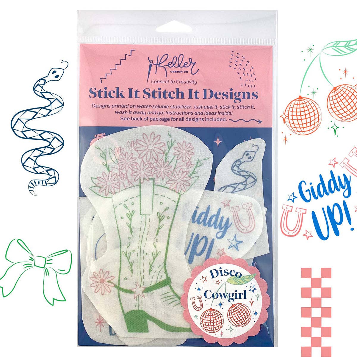 Stick It Stitch It - Disco Cowgirl