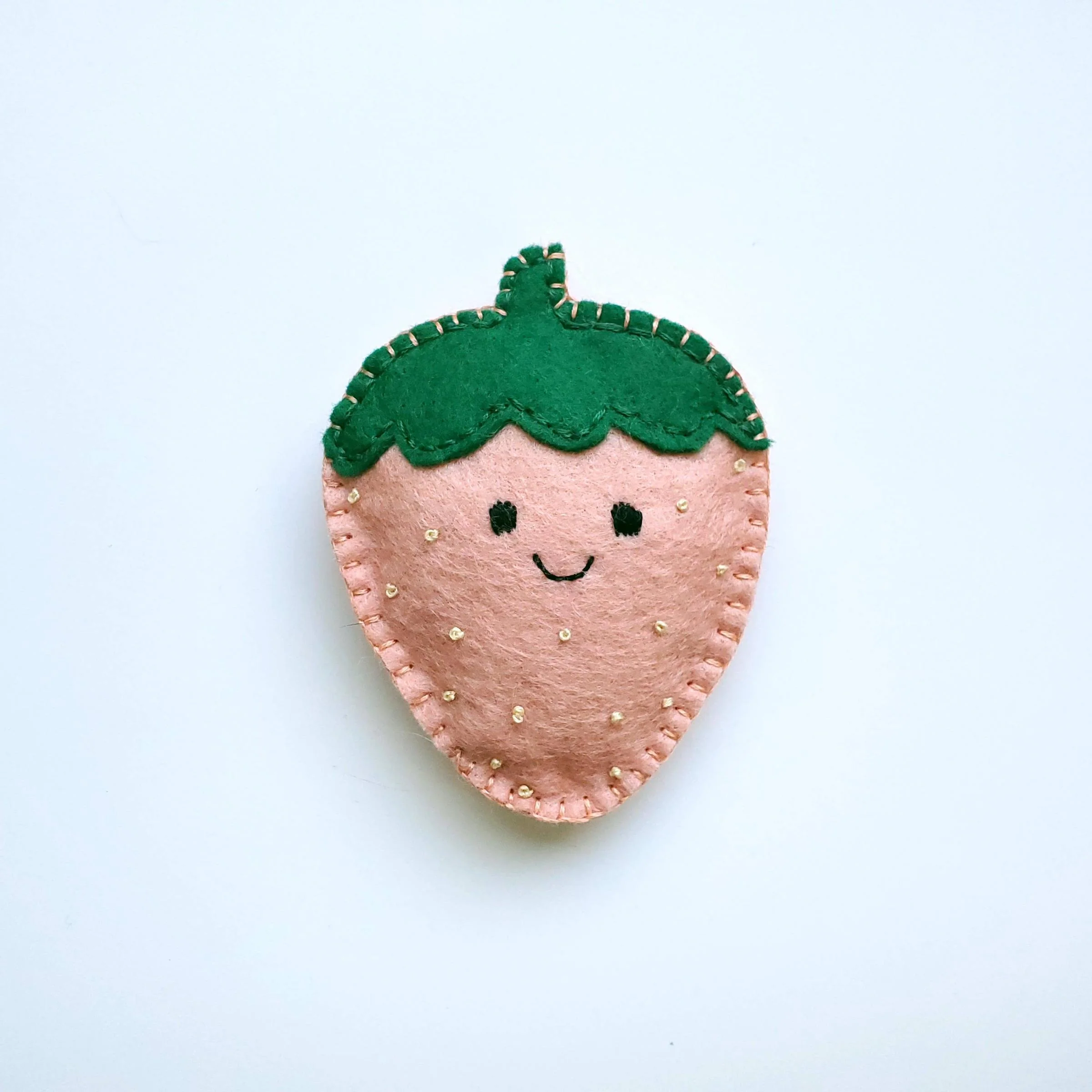 Strawberry Felt Hand Stitching Kit