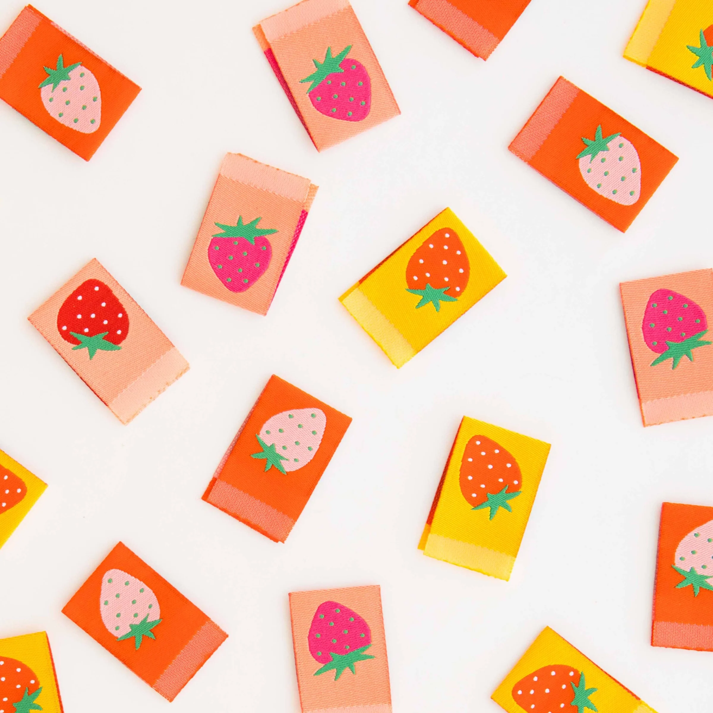 Strawberry Multipack of Sew-in Labels - Image 3