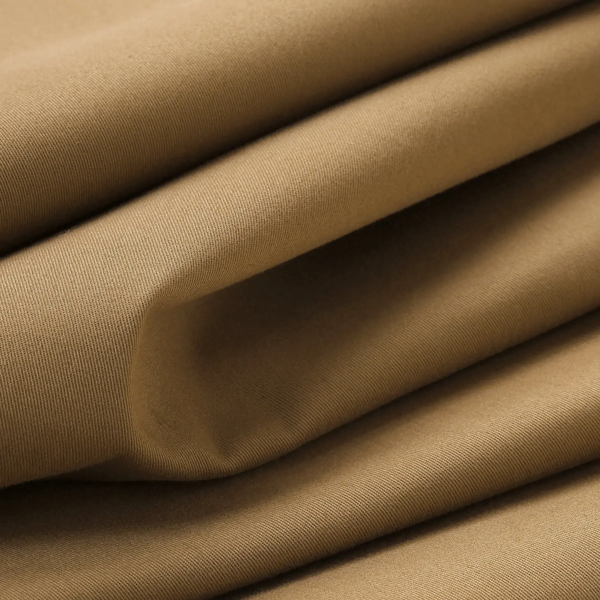 Stretch Cotton Chino - Iced Mocha - Image 2