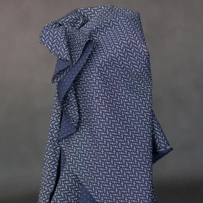 Sukoshi Organic Seersucker Indigo
