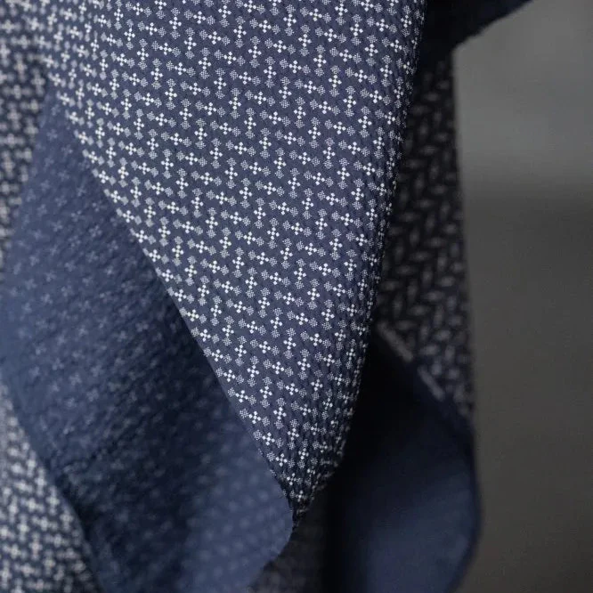 Sukoshi Organic Seersucker Indigo - Image 3