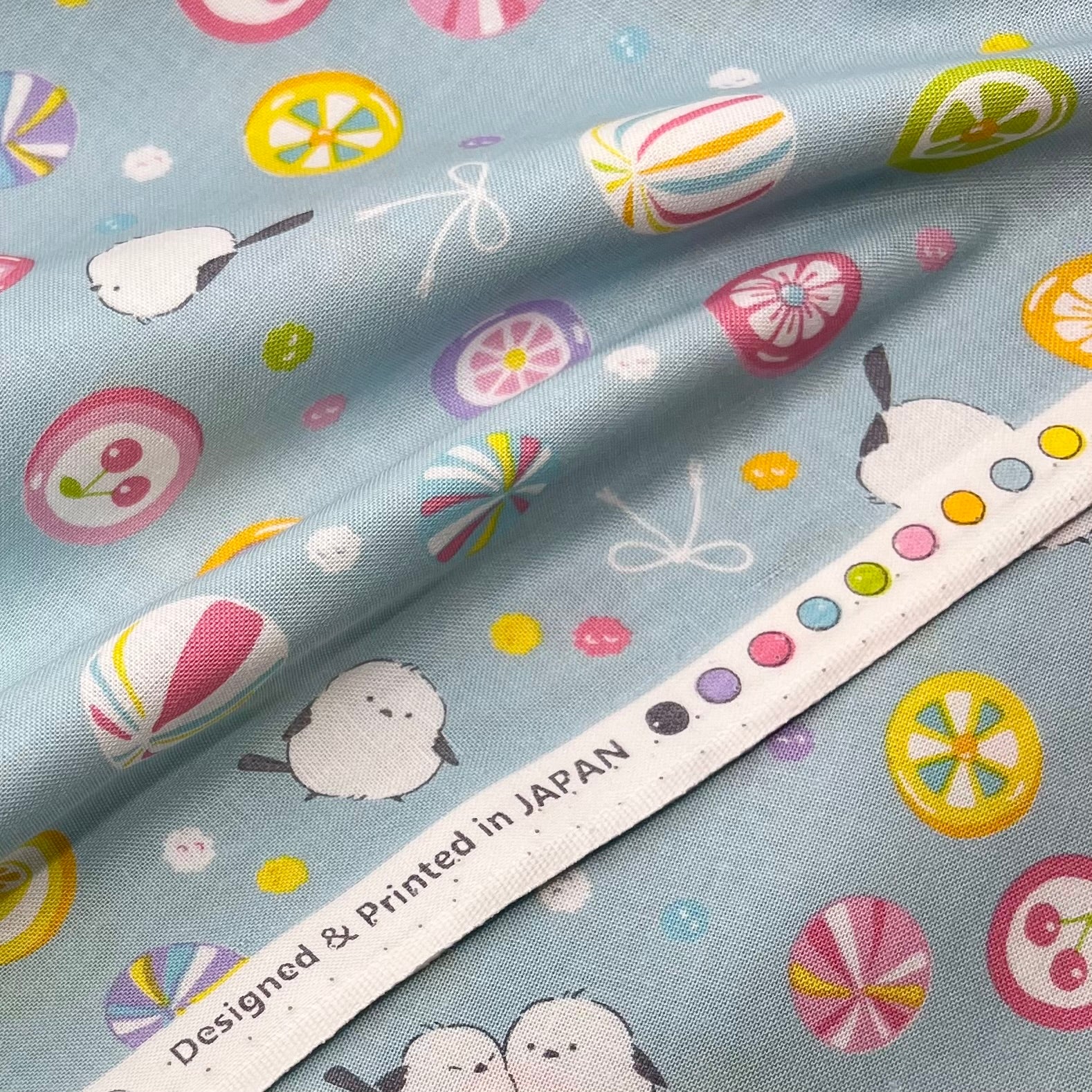 Summer Lovin' Birds on Cotton Sheeting - Image 2