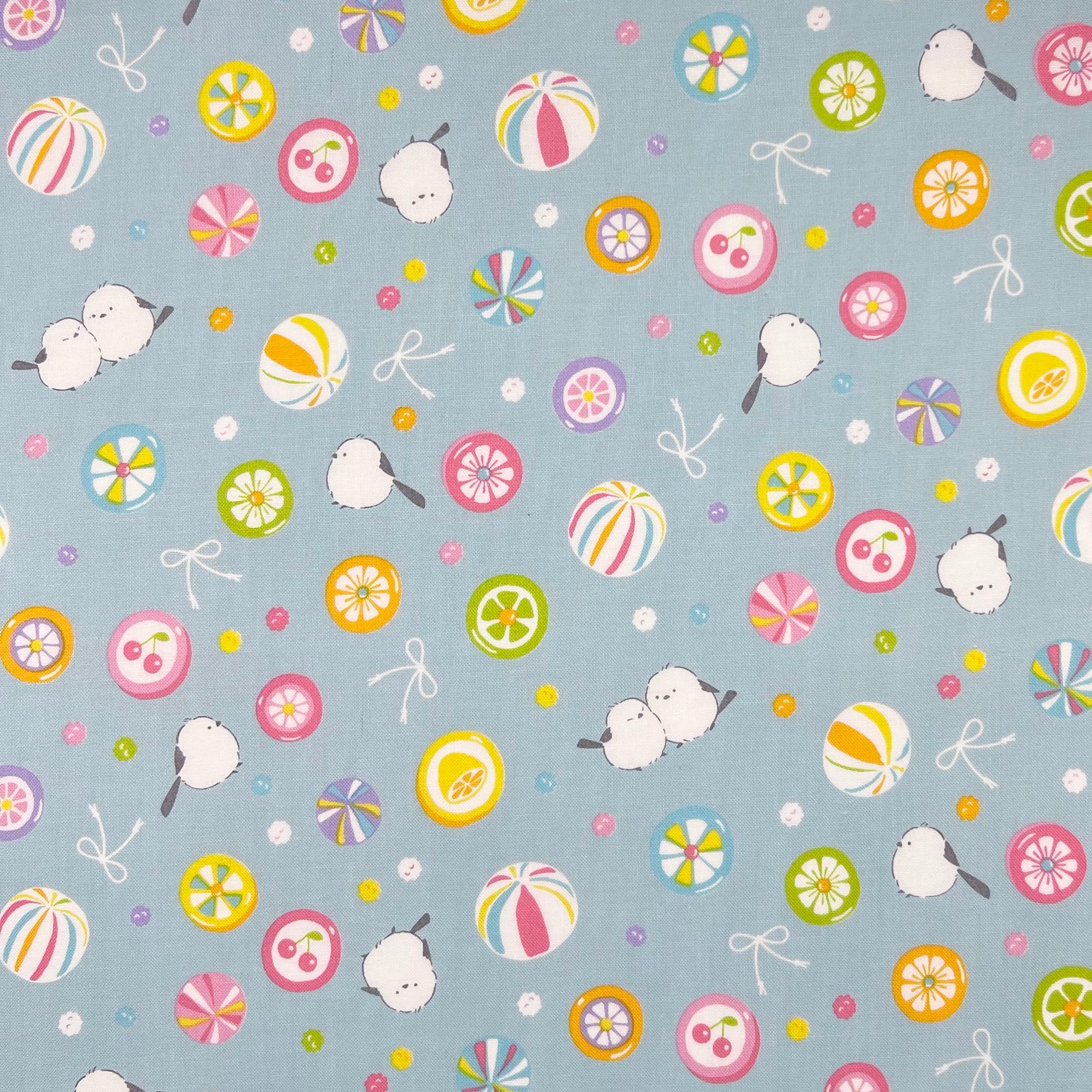 Summer Lovin' Birds on Cotton Sheeting - Image 5