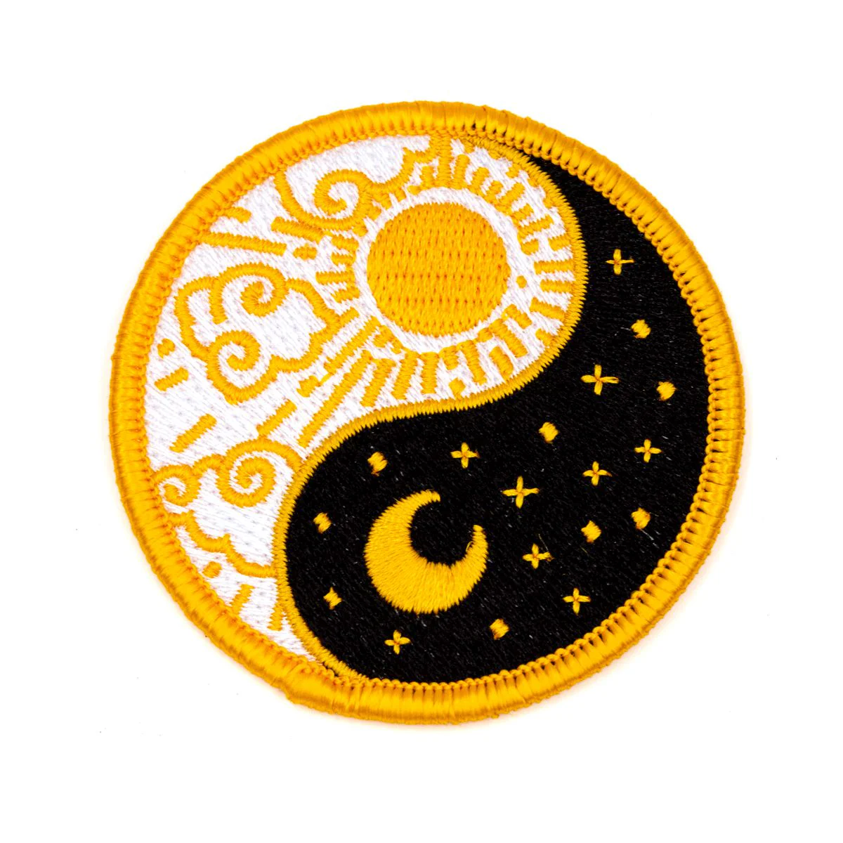 Sun And Moon Yin Yang Iron-On Patch