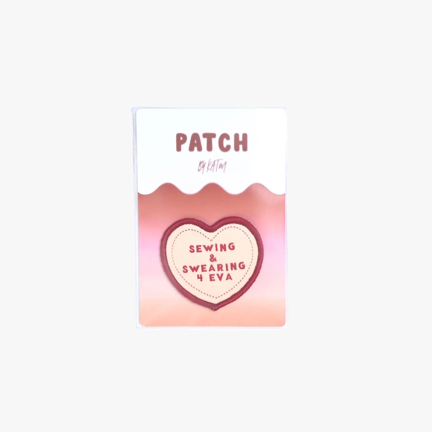 Swearing & Sewing 4 Eva Woven Iron-On Patch - Image 3