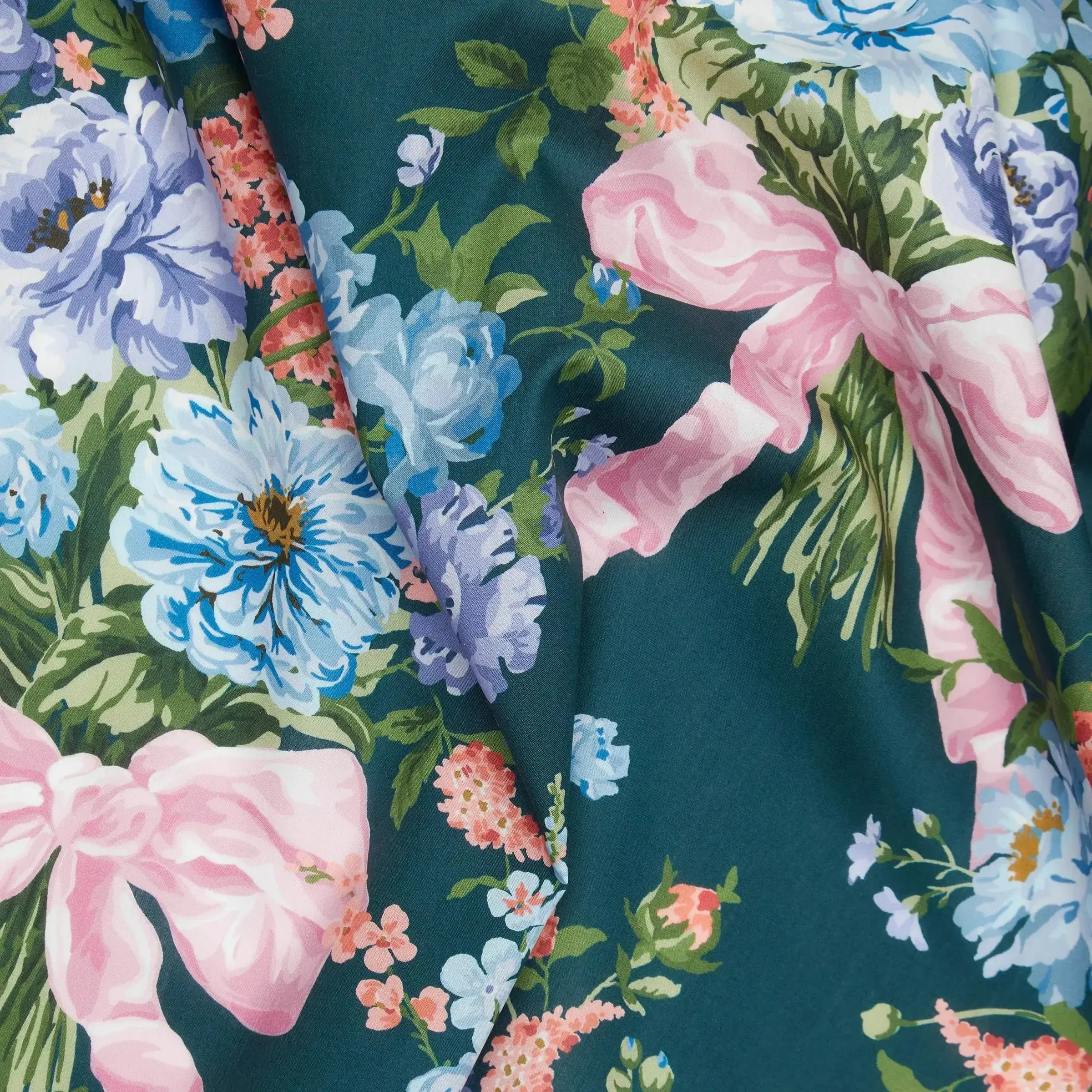 Tana Lawn - Bow Bouquet Peacock - Image 2