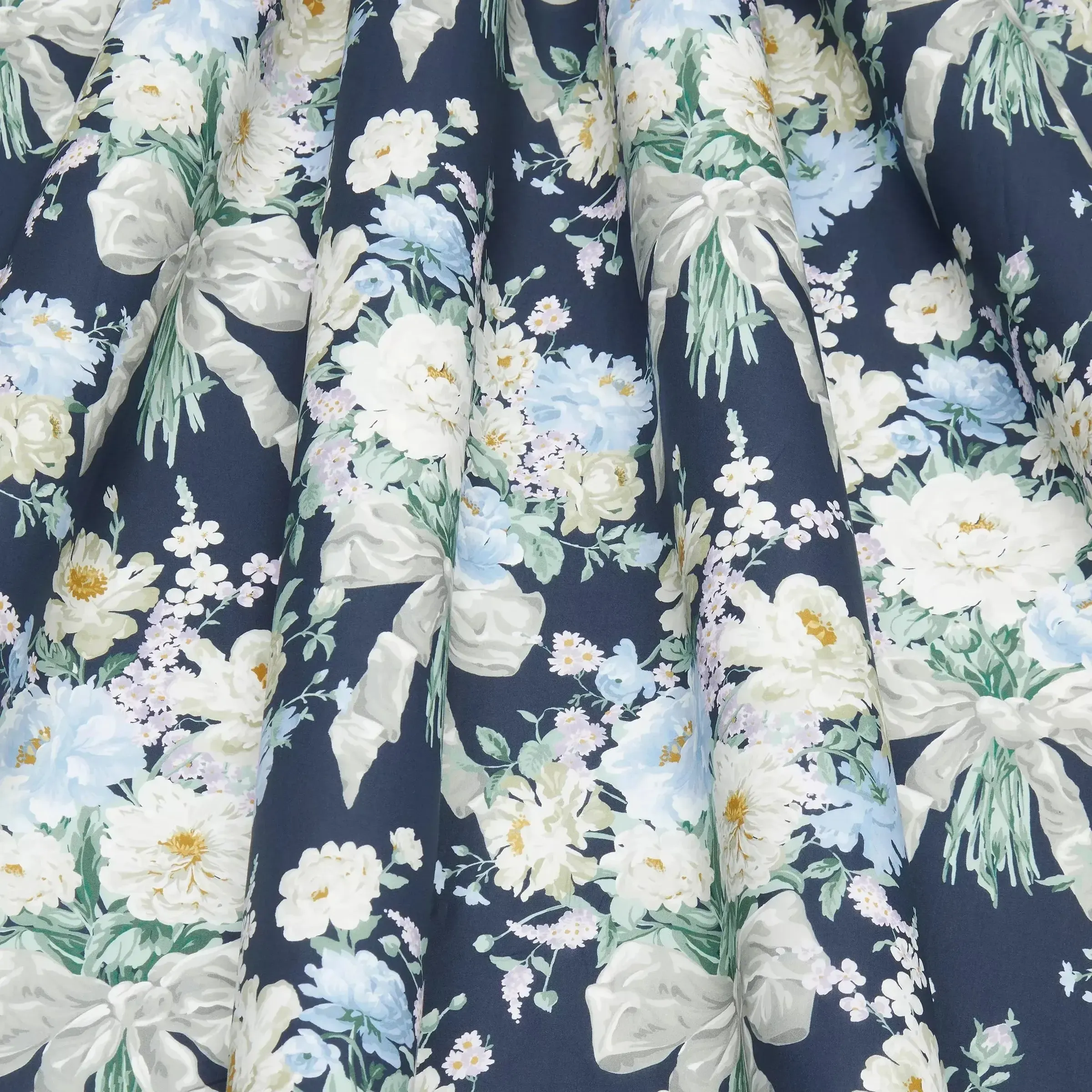 Tana Lawn - Bow Bouquet Navy - Image 2