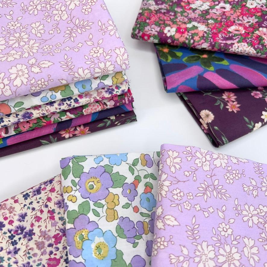 Tana Lawn Color Bundle - Purple (6 pieces) - Image 5