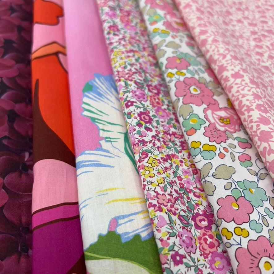 Tana Lawn Color Bundle - Pink (6 pieces) - Image 3