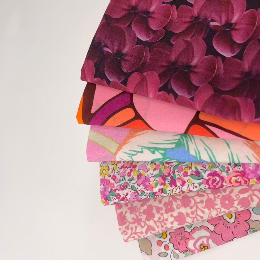 Tana Lawn Color Bundle - Pink (6 pieces) - Image 4