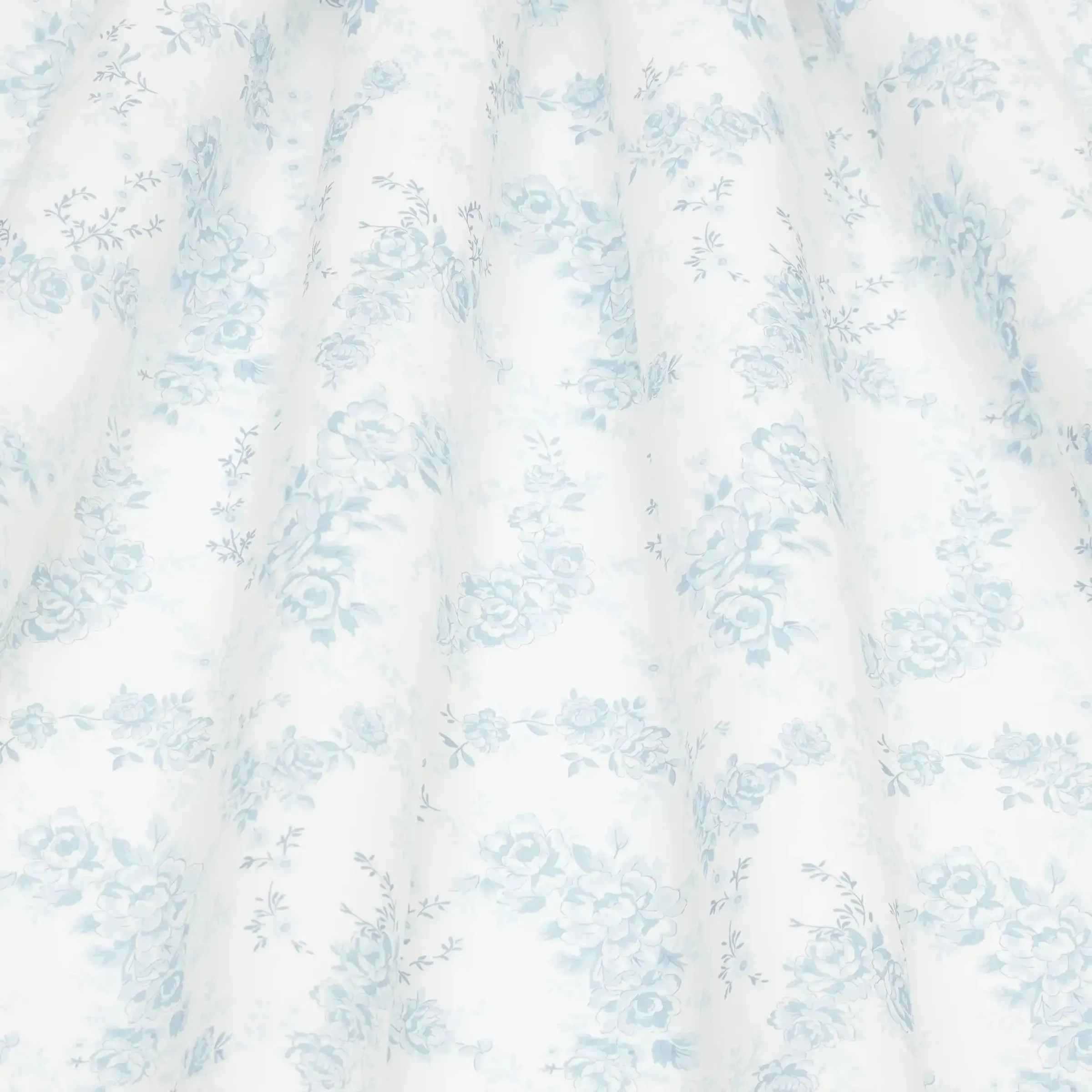 Tana Lawn - Sophie Rose Pale Blue - Image 2