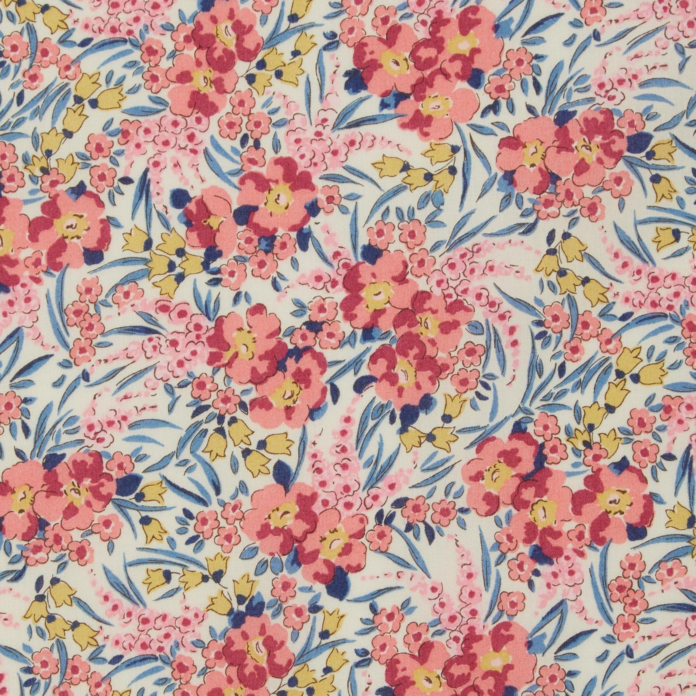 Tana Lawn - Swirling Petals Pink