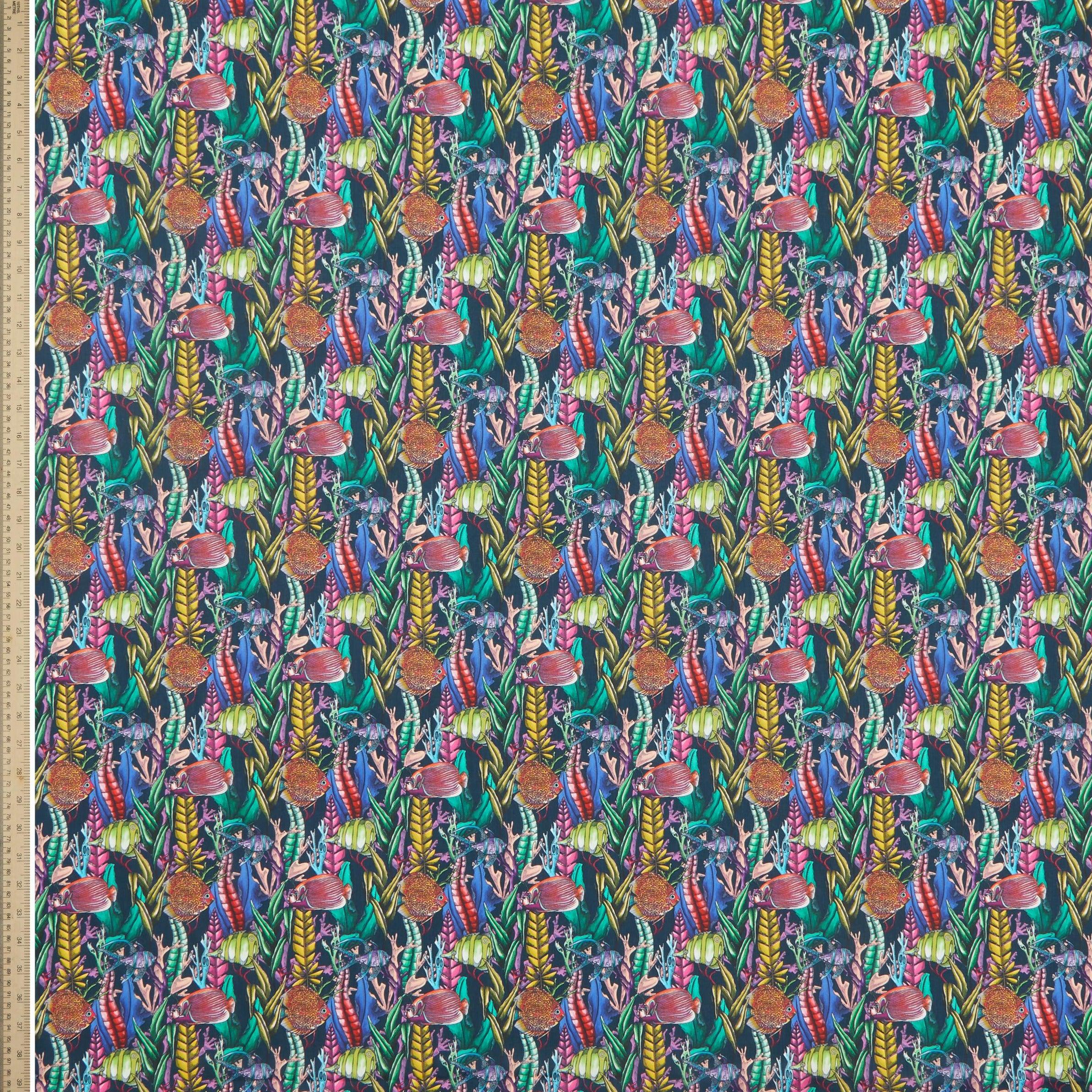 Tana Lawn - The Aquatic Garden - Image 2