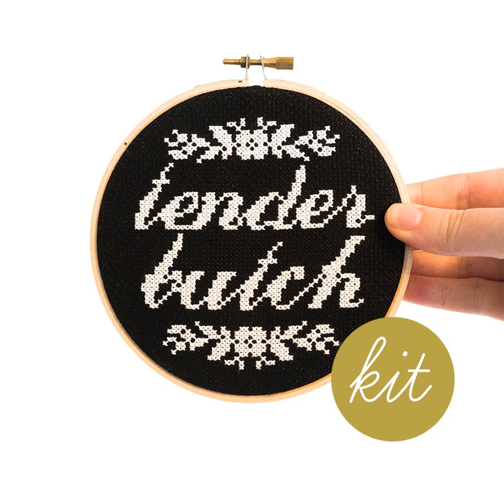 Tender Butch, 5" Cross Stitch Kit