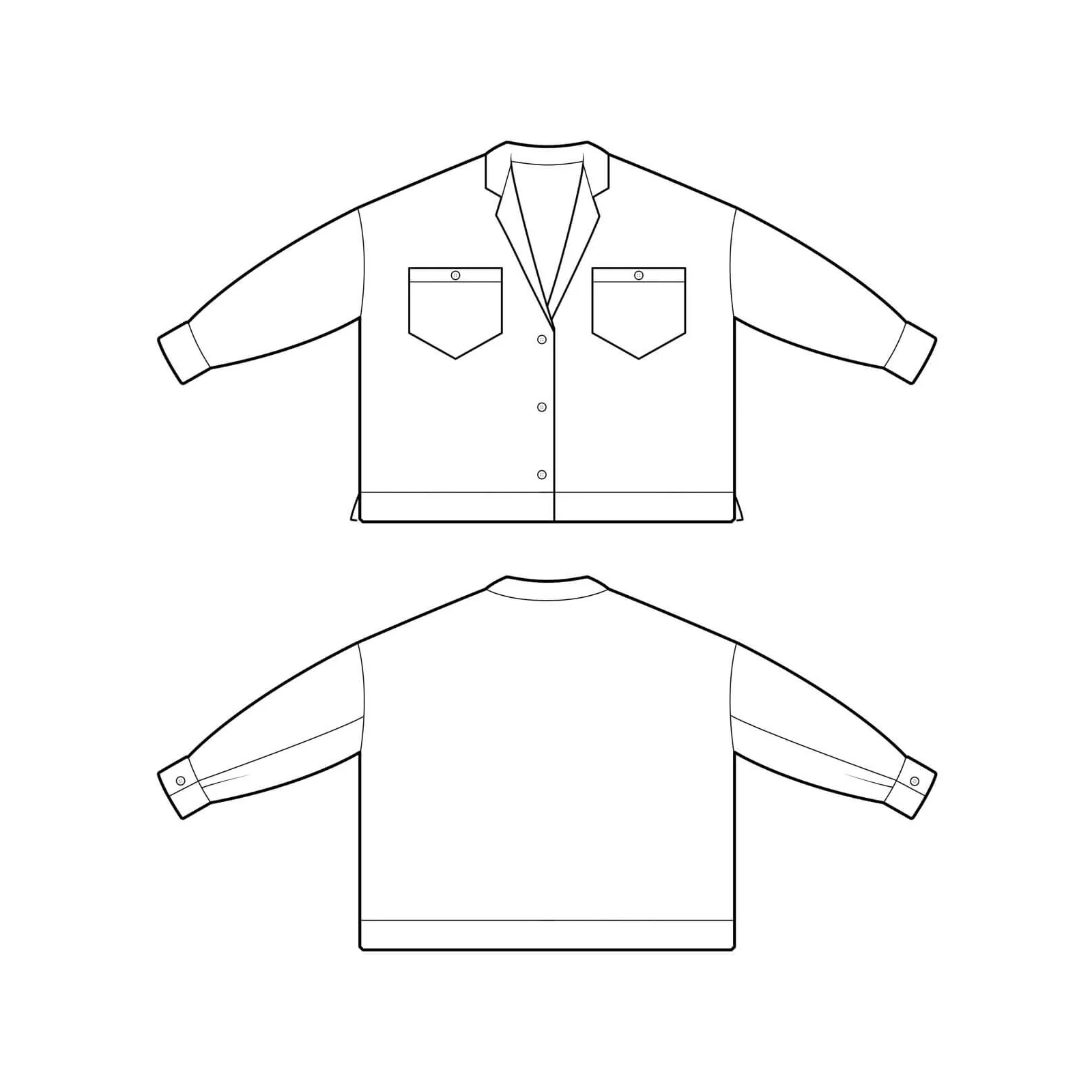 The Lounge Shirt Pattern - PDF DOWNLOAD - Image 6