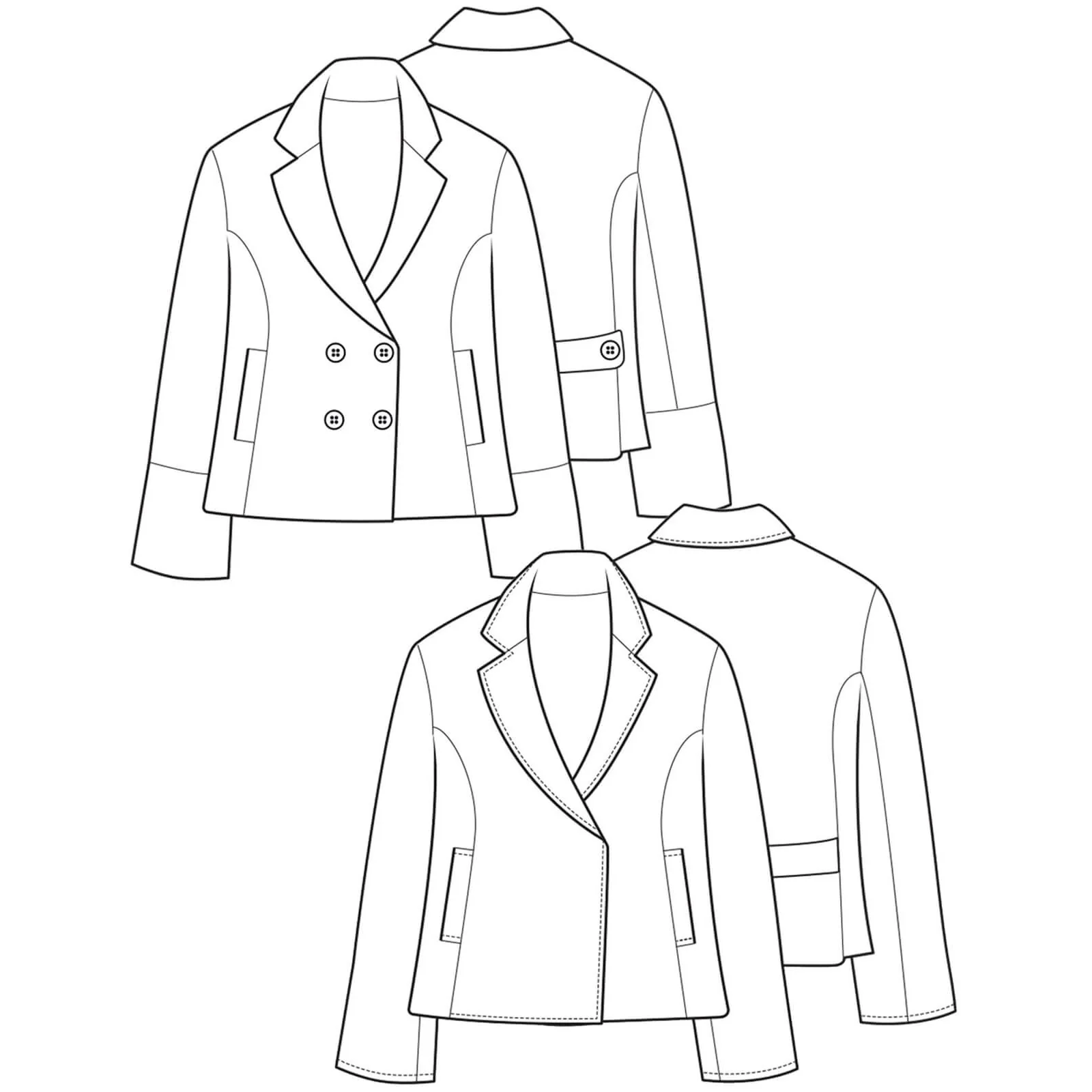 The Pea Coat Pattern - PDF DOWNLOAD - Image 6