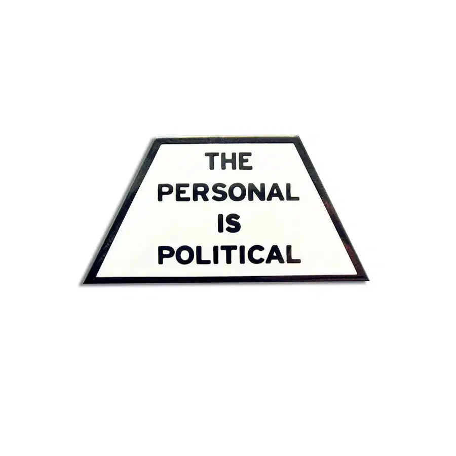 The Personal Is Political Enamel Pin
