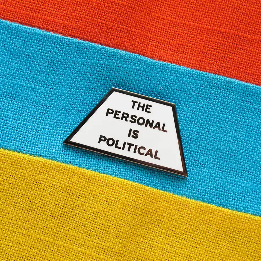 The Personal Is Political Enamel Pin - Image 2