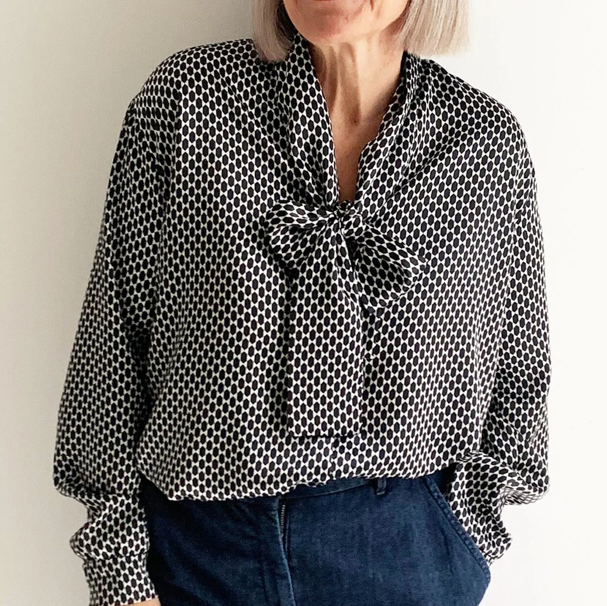 The Tie Front Blouse Pattern - PDF DOWNLOAD - Image 3