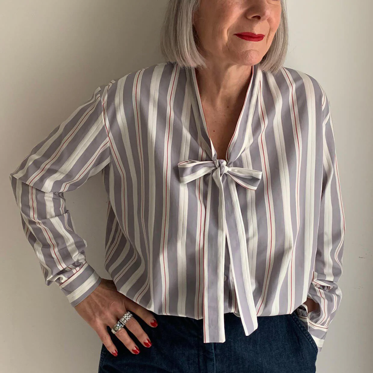 The Tie Front Blouse Pattern - PDF DOWNLOAD - Image 5