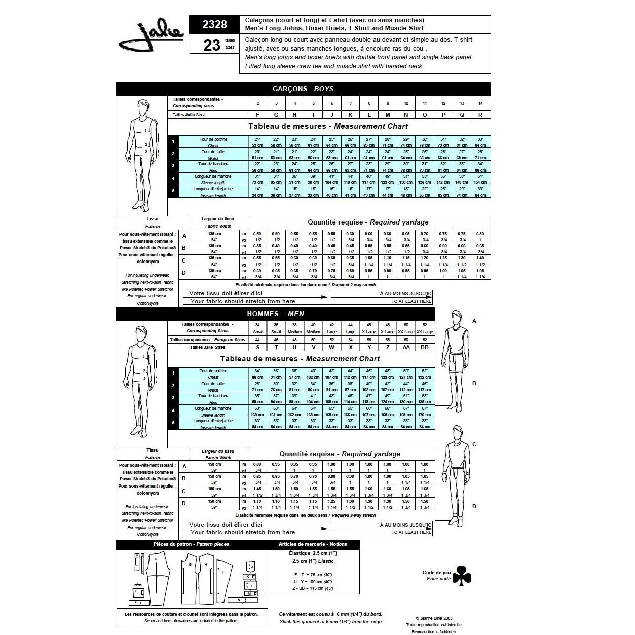 Thermal Underwear Pattern - PDF DOWNLOAD - Image 4