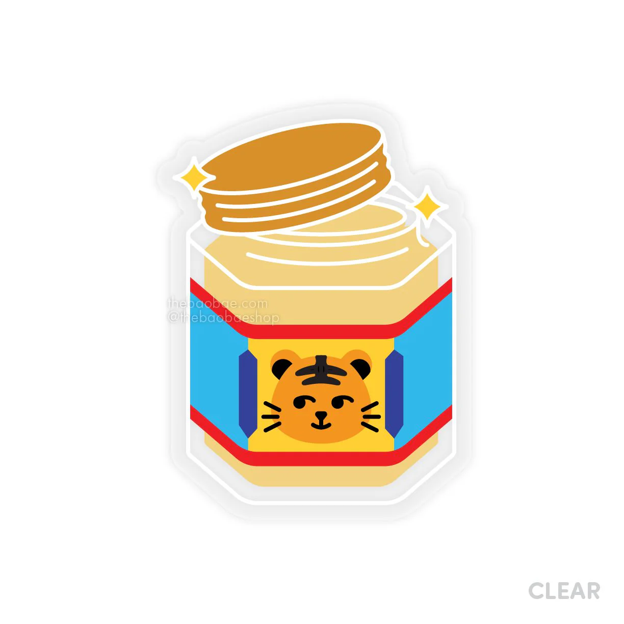 Tiger Balm Clear Sticker