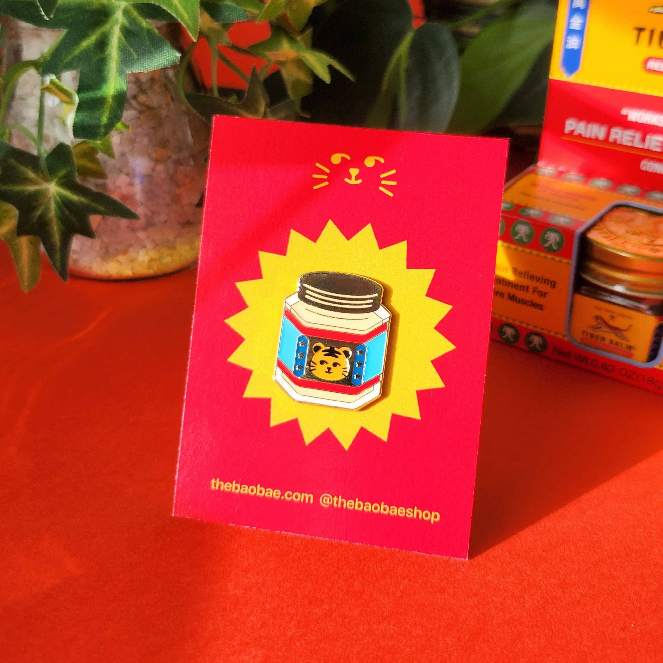 Tiger Balm Enamel Pin - Image 2