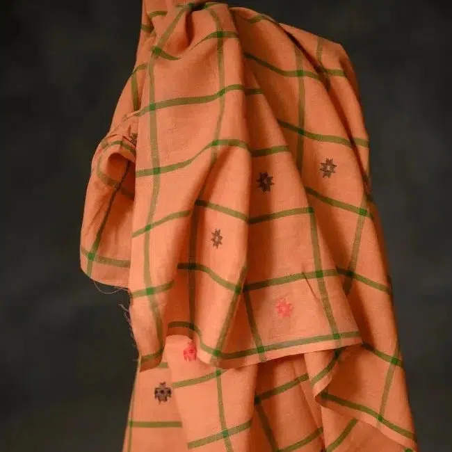 Tilly Check Jamdani Indian Cotton