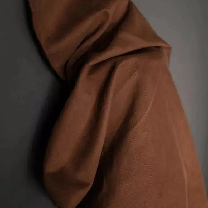 Tobacco 12oz Organic Sanded Twill - Image 3