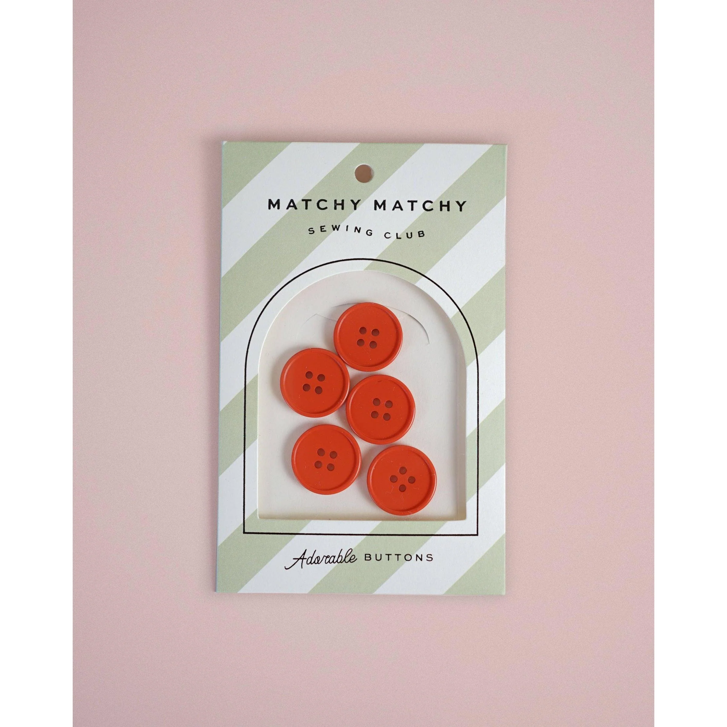 Tomato 7/8" Retro Buttons - Image 4
