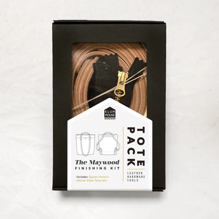 Maywood Finishing Kit - Brown Leather & Antique Brass Hardware