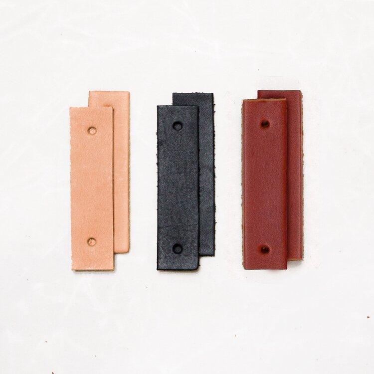 Maywood Finishing Kit - Brown Leather & Antique Brass Hardware - Image 3
