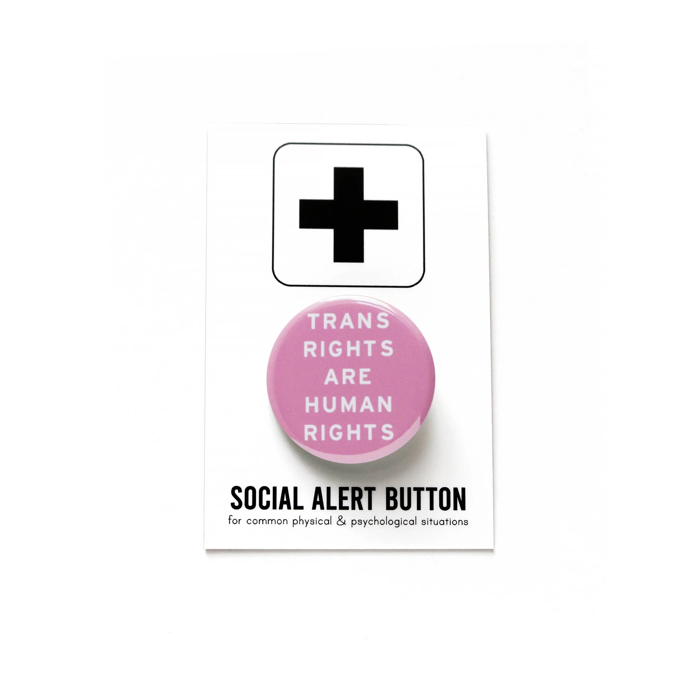 Trans Rights : Pink Button