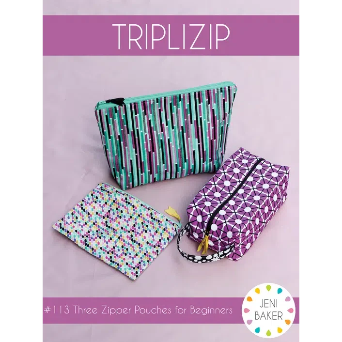 Triplizip Zipper Pouch Pattern