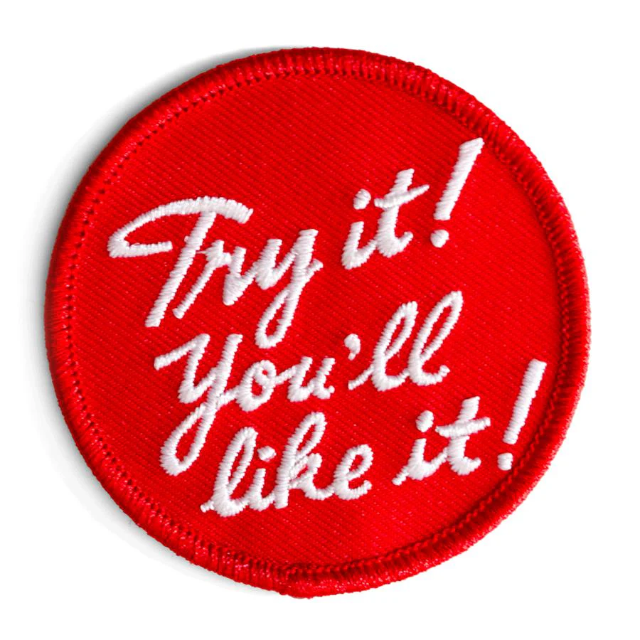 Try it! You’ll LIke it! Iron-On Patch
