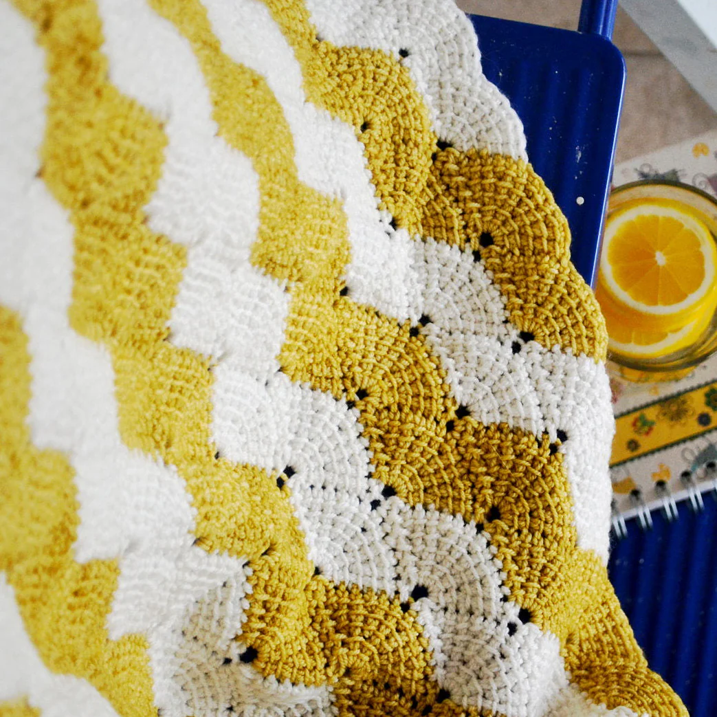 Tunisian Crochet - Shell Shawl - 2 sessions - Image 2