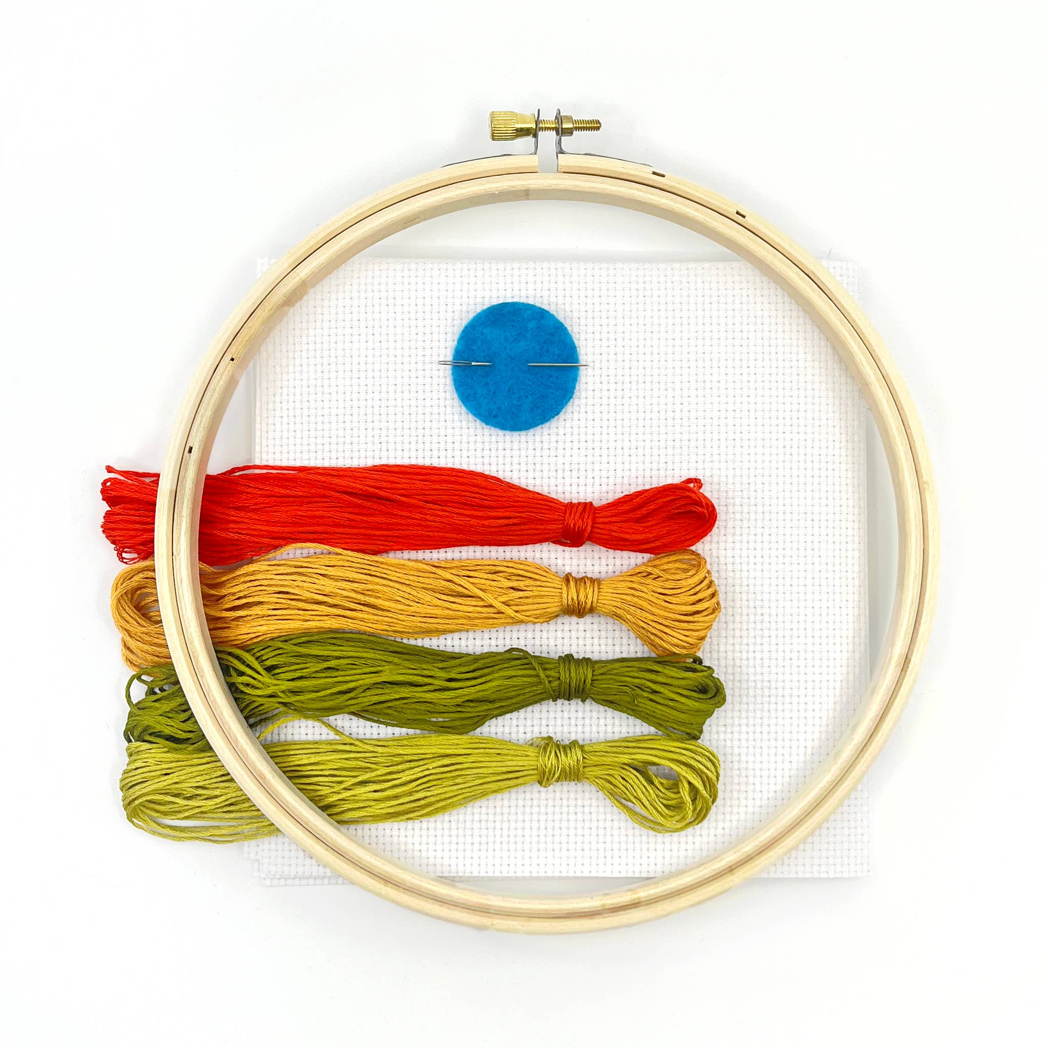 Twin Blooms Beginner Cross Stitch Kit  - Image 3