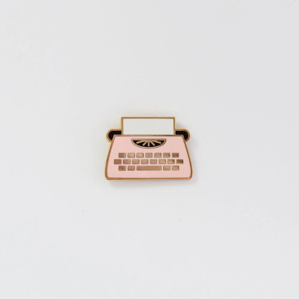 Typewriter Enamel Pin - Image 3