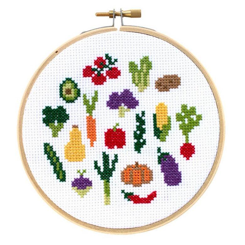 Veggies DIY Cross Stitch Kit