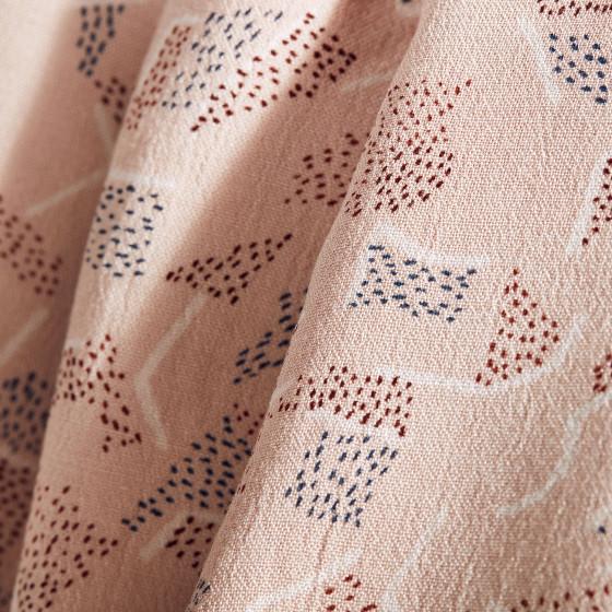 Vera Blush Viscose Crepe - Image 2