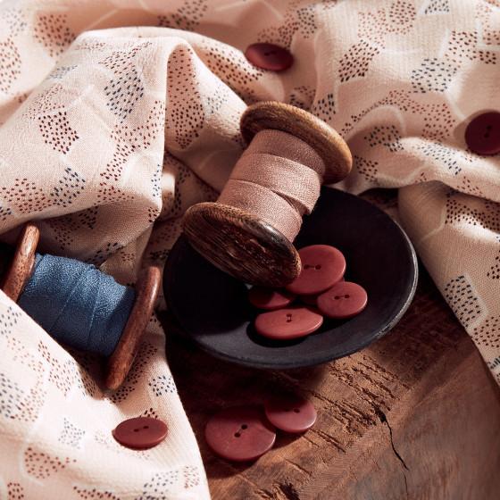 Vera Blush Viscose Crepe - Image 3