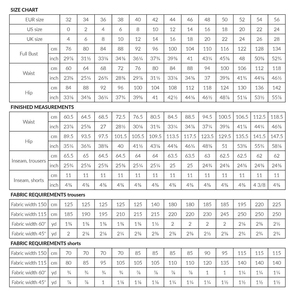 VERSO Trousers & Shorts Pattern - PDF DOWNLOAD - Image 9