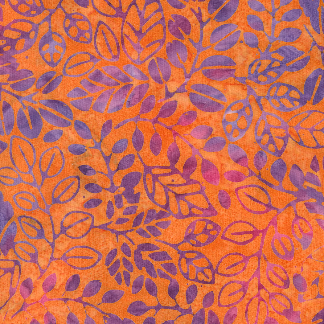 Vines Print Tangerine