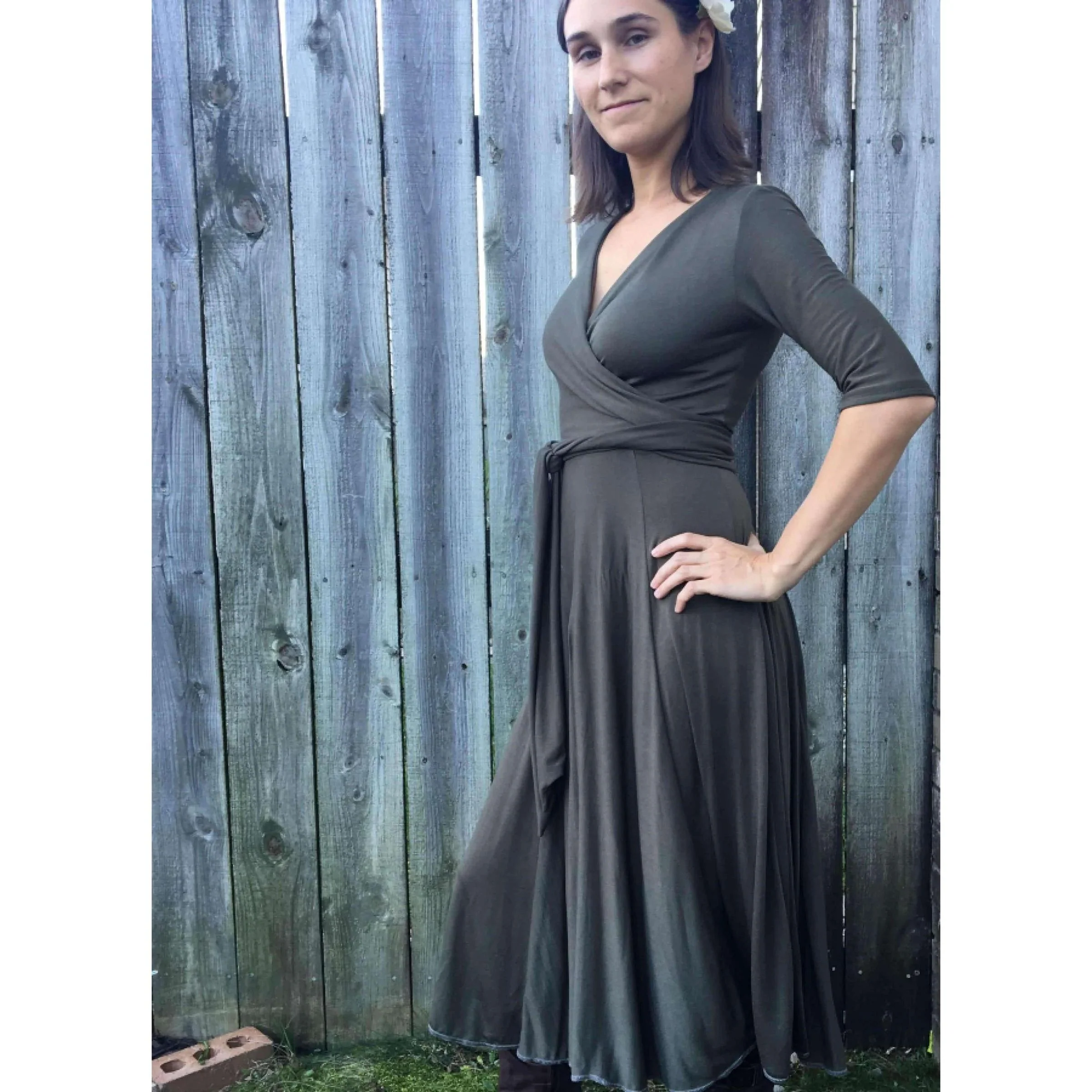 Wanda Wrap Dress Pattern - PDF DOWNLOAD - Image 3