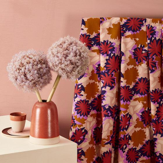 Waterlily Maple Viscose Crepe