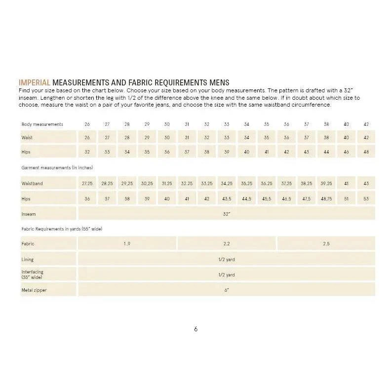 WBM Men's Jeans Pattern - PDF DOWNLOAD - Image 5