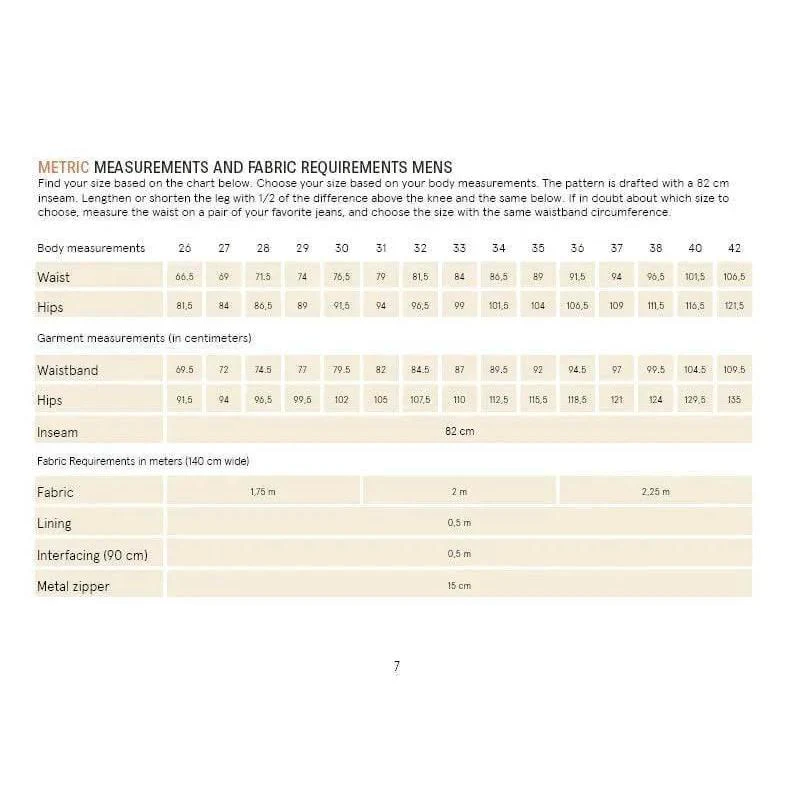 WBM Men's Jeans Pattern - PDF DOWNLOAD - Image 6