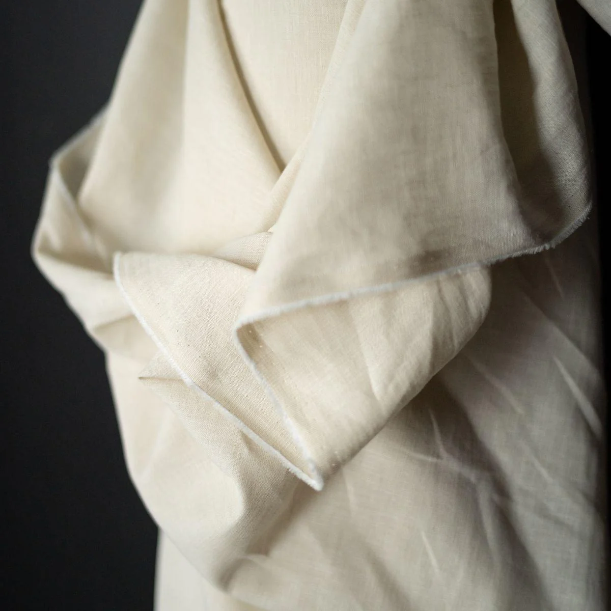 White Almond Cotton/Linen - Image 3