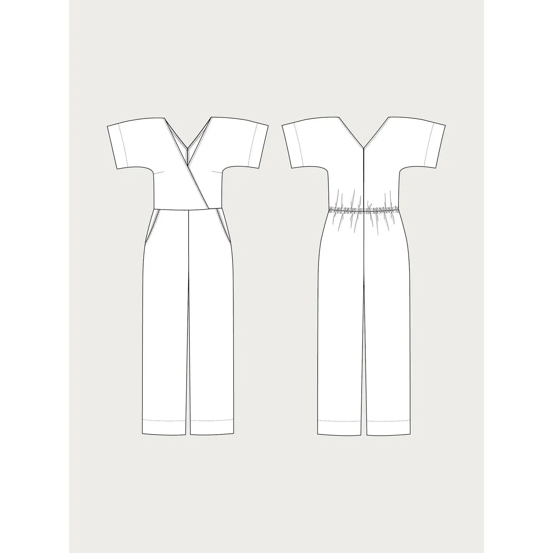 Wide-Leg Jumpsuit Pattern - Image 6